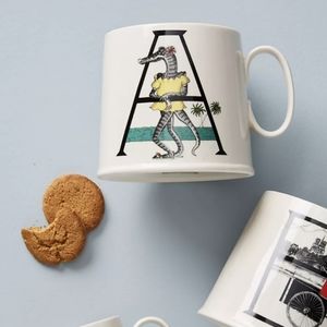 Anthropologie "A" mug